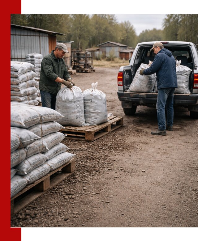 Купить конский навоз в мешках с доставкой в Малоярославце