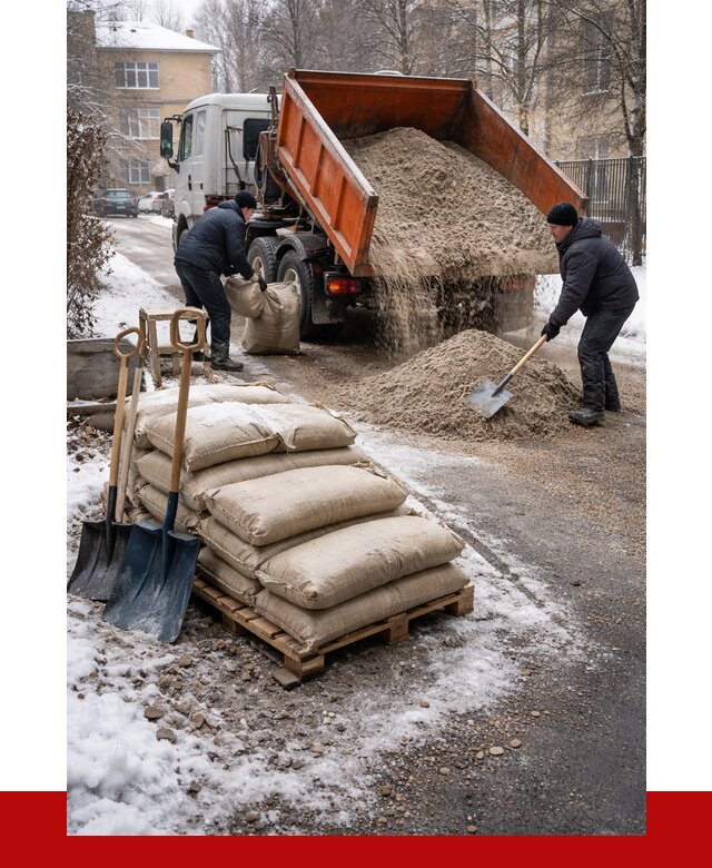 Противогололедные материалы оптом в Малоярославце от 4344 р. | ПРОНЕРУДМлр
