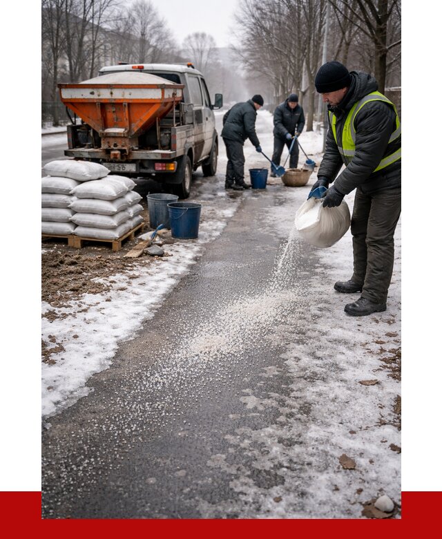Реагент против гололеда в Малоярославце с доставкой от 4654 р. | ПРОНЕРУДМлр