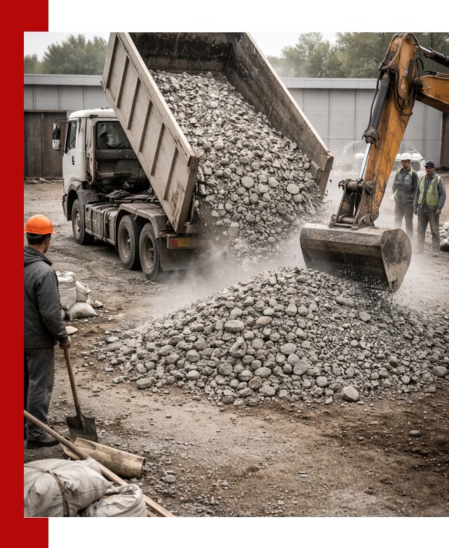 Доставка дробленого бетона в Малоярославце оптом и в розницу