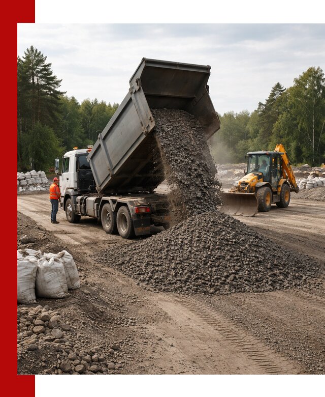 Доставка дробленого асфальта в Малоярославце для дорожных работ