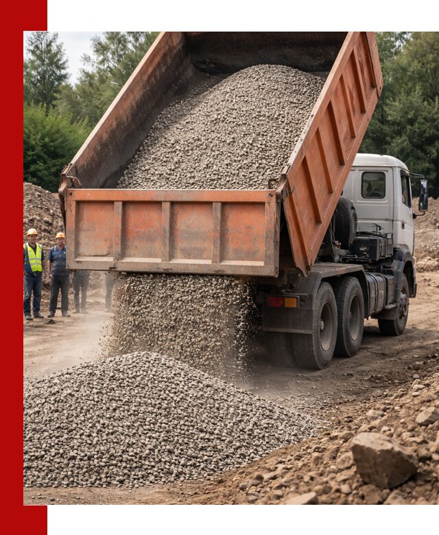 Доставка сыпучих материалов самосвалом в Малоярославце быстро и надежно