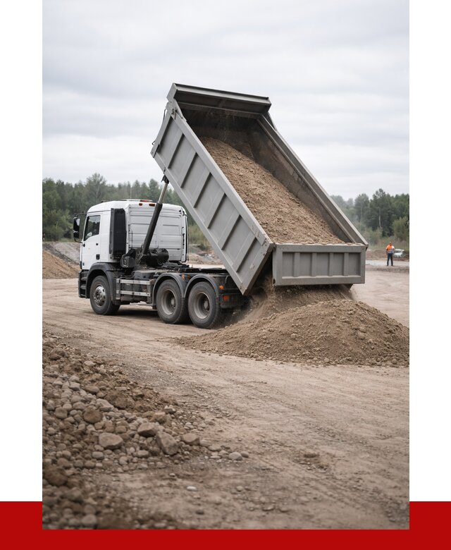 Доставка самосвалом 15 кубов в Малоярославце от 6722 руб. | ПРОНЕРУДМлр