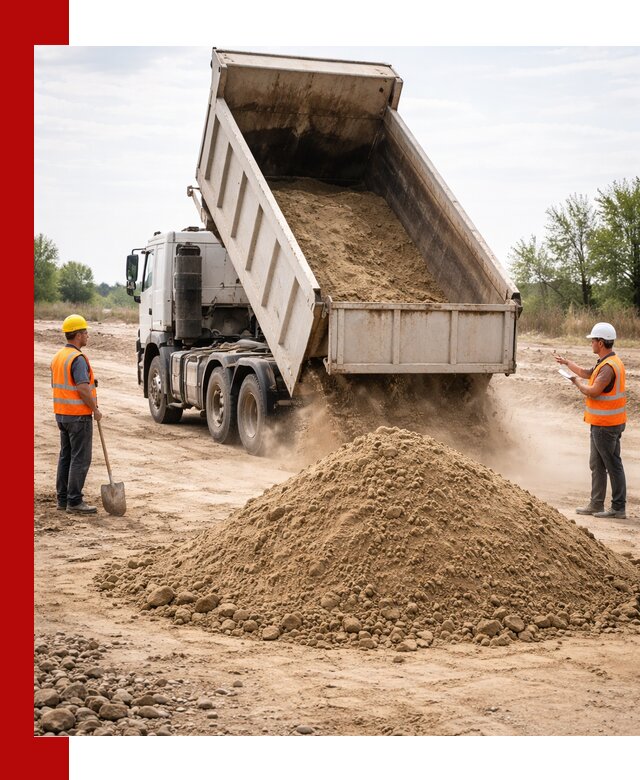 Доставка самосвалом 15 кубов в Малоярославце за город и по городу