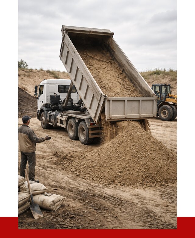 Доставка самосвалом 20 кубов в Малоярославце от 7757 р. | ПРОНЕРУДМлр