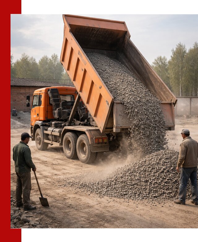 Доставка самосвалом 20 м3 в Малоярославце быстро и надежно