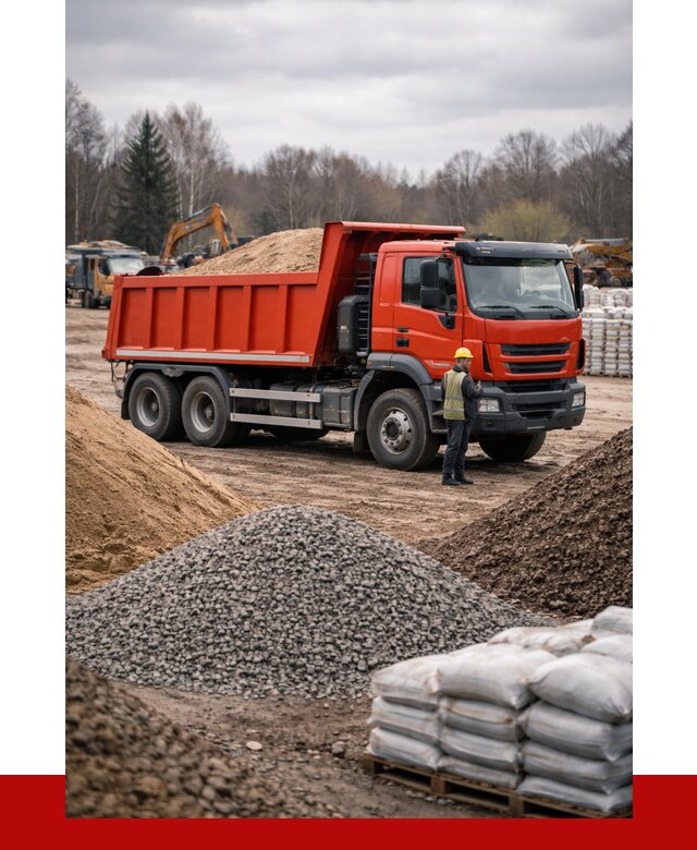 Доставка самосвалом 25 кубов в Малоярославце от 7757 р. | ПРОНЕРУДМлр