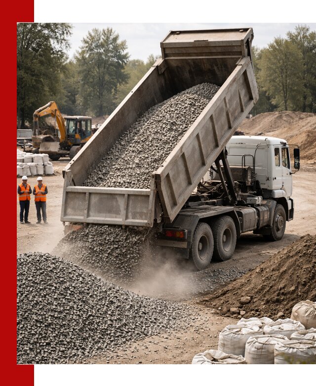 Аренда самосвала в Малоярославце для доставки сыпучих и нерудных материалов