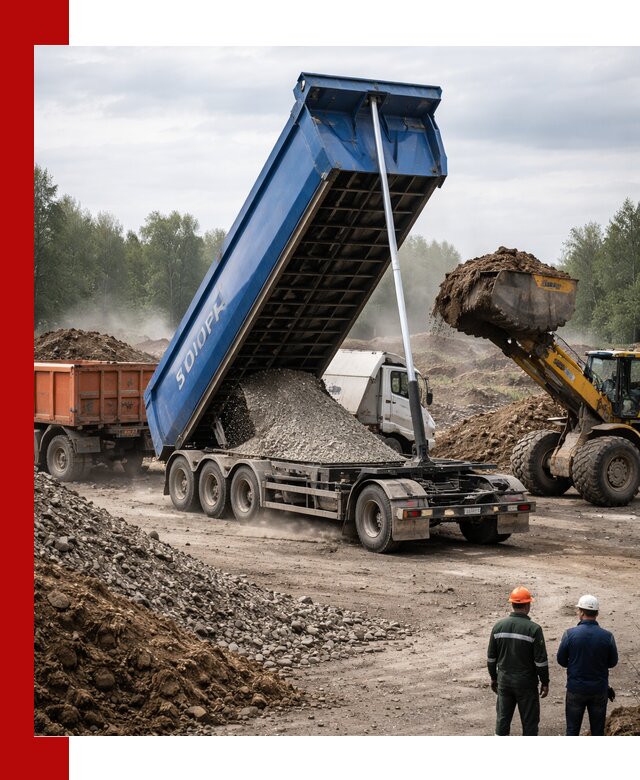 Аренда тонар 40 тонн в Малоярославце с доставкой материалов