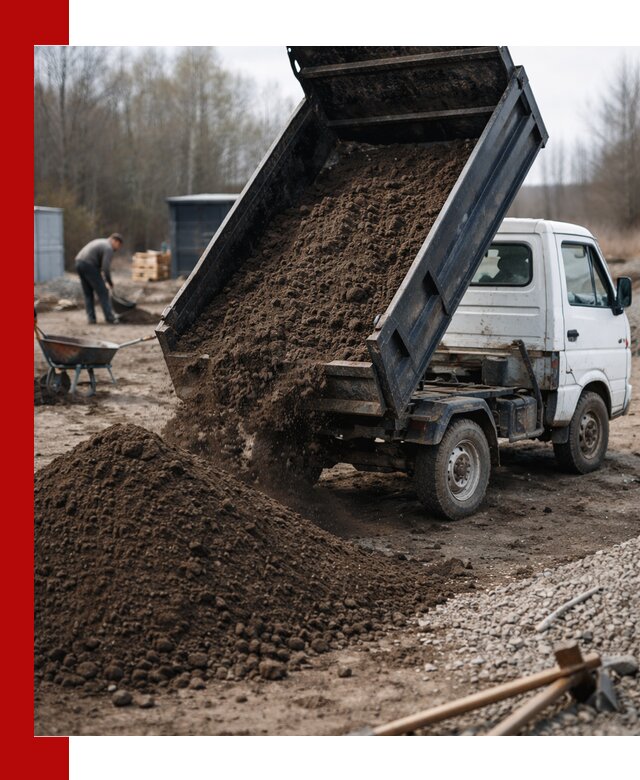 Аренда минисамосвала в Малоярославце для доставки сыпучих материалов