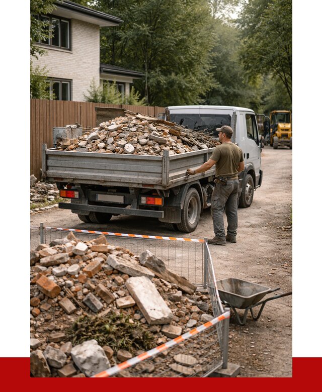 Вывоз строительного мусора с погрузкой в Малоярославце от 7757 р | ПРОНЕРУДМлр