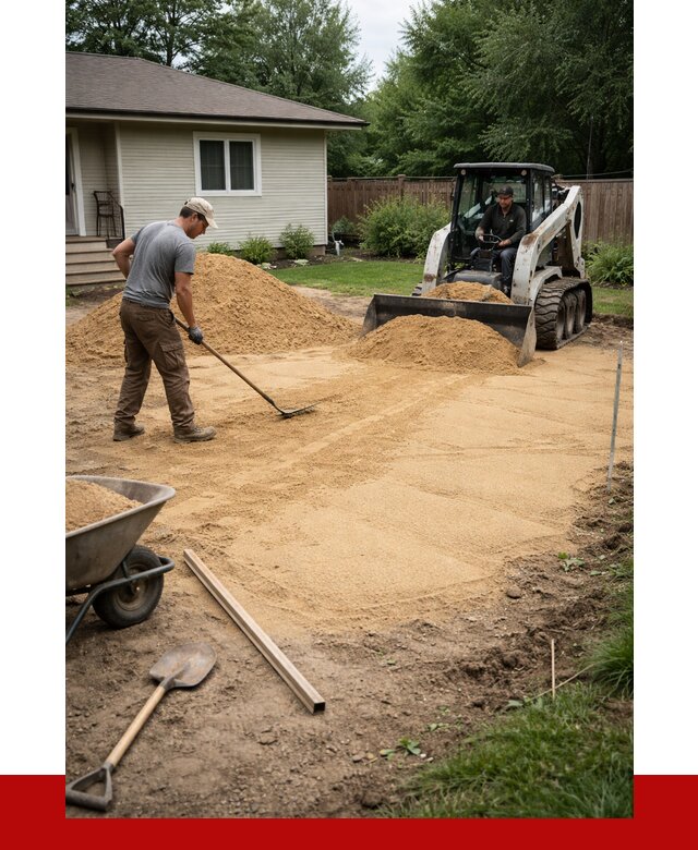 Отсыпка участка песком в Малоярославце, от 2586 р., ПРОНЕРУДМлр