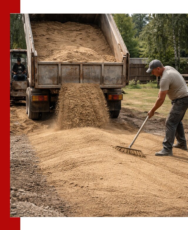 Отсыпка участка песком в Малоярославце быстро и качественно