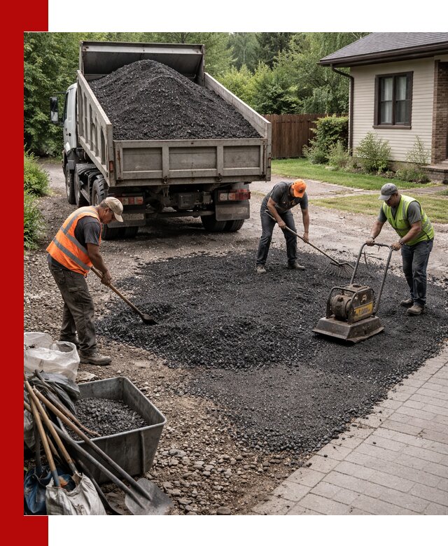 Асфальтовая крошка для двора с доставкой в Малоярославце